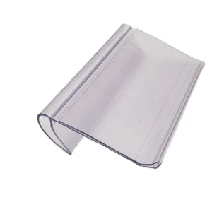 Supermarket Supplies Plastic Transparent Hanging Tag Price Tag Card Label for Snack Candy Dried Fruit Boxes