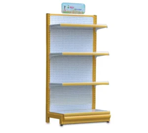 Supermarket rack for supermarket shelves