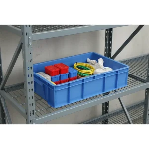 Supplier of Compact Industrial Plastic Solid Box Organizers Stackable Custom Dividers and Custom Colors Available