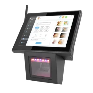 T100 8inch QR Code 1D 2D Scanner Retail Store Touch Screen All in One Supermarket PC Price Checker Monitor