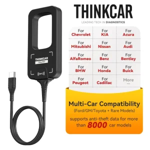 TKEY 101 Universal Car Key Programmer Equipment with 6 Remote Immobilizer Smartkey Tool Car Anti Theft Systems Clone