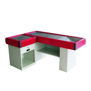 Table Design Supermarket Cashier Counter Desk for Checkout