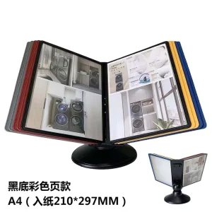 Table Stand A4 Paper Brochure Display Stand Document Holder Brochure Sign Holder Desktop Documents File Organizer