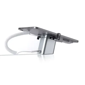 Tablet Anti-theft Security Alarm with 2 Arm Clamps Phone Security Display Stand Charging Display Holder for All Phones