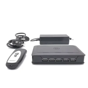 Tablet Phone Anti-theft Alarm Charging Device 10-port Remote Control Power Station Acrylic Phone Display Holder