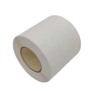 Thermal Adhesive Barcode Label Roll, Heat-Sensitive Sticker for Supermarket Grocery Promotions