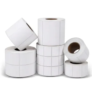 Thermal Packaging Label 58X30mm X 800 Sheets in Roll Form for Shipping Label with Barcode Printing Universal Core Size 40mm