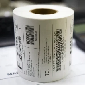 Thermal Shipping Label Printing Paper 6×4 Custom Paper Thermal Label Barcode Sticker