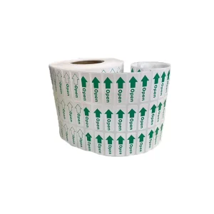 Three-Line Removable Adhesive Sticker Roll Barcode Semi-Gloss Waterproof Material Customizable Packaging Labels