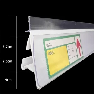 Tobacco Pusher Tray Price Tag Display Clip Pusher Display Rack ABS Magnetic Holder Plastic Shelf Hook