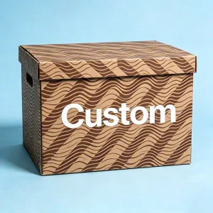 TongKun Factory Direct Thick Cardboard Storage Box Reinforced Books Bin for Library