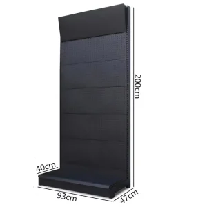 Tool Storage Retail Stand Racks and Stands Hardware Tool Display Rack Metal Pegboard Display Stand