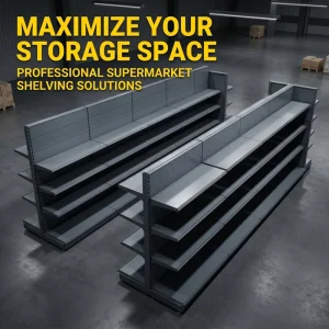 Top Quality Display Shelves Gondola Shelving Single Side or Double Side Supermarket Shelves