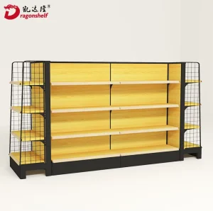 Top Quality Display Shelves Gondola Shelving Single Side or Double Side Supermarket Shelves