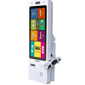 Touch Screen All in One Cash Register Smart POS Hotel Ticket Printer Scanner Payment Kiosk Machine Android OS Bluetooth Wi Fi