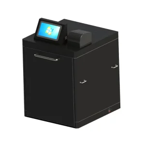 Touch Screen Barcode Scanner Box Clothes Buying Machine RFID Self Check Out Kiosk