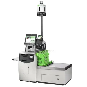 Touch Screen Supermarket Self Checkout Machine Kiosk