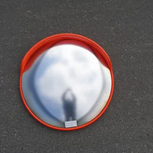 Traffic Safety Mirrors 60CM Outdoor Convex Mirror Wide Angle Convex Mirror for Garage Warehouse Driveway Park