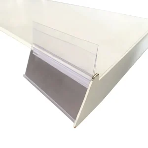 Transparent PVC Card Strip Eco-Friendly Food Grade 1000mm Max Capacity 100000m for Supermarket Embedded Shelf Easy