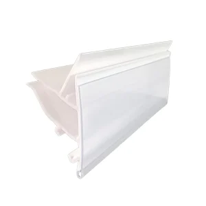 Transparent PVC PET PC Clear Plastic Shelf Price Tag Holder Display Supermarket Warehousing Accessory Strip Hanger Display