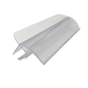 Transparent PVC PET PC Clear Plastic Shelf Price Tag Holder Display Supermarket Warehousing Accessory Strip Hanger Display