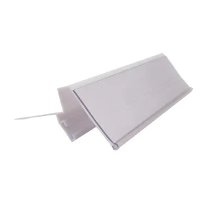Transparent PVC Price Tag Board 1000mm Size Easy Installation Supermarket Shelf Price Tags for Warehousing Supply