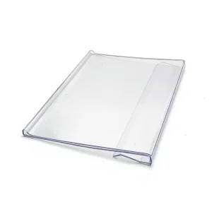 Transparent PVC Shelf Card Price Tag Supermarket Supply Food Grid with Signage for Snacks Nuts Other Items
