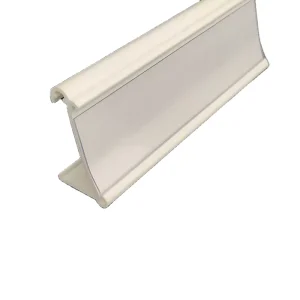Transparent Plastic Huasso DK 31 1000mm Price Holder Supermarket Shelf Clip Pop Billboard Buckle Card Access