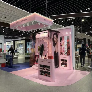 Turnkey Modern Fashion Modular Assembly Exhibition Stand Booth for Pop Up Store Event Design
