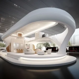 Turnkey Modern Fashion Modular Assembly Exhibition Stand Booth for Pop Up Store Event Mall
