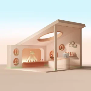 Turnkey Solution MEGA Modern Fashion Modular Assembly Exhibition Stand Booth for Pop Up Store Event