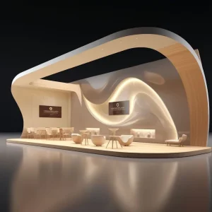 Turnkey Solution Modern Fashion Modular Assembly Exhibition Stand Booth for Pop Up Store Event
