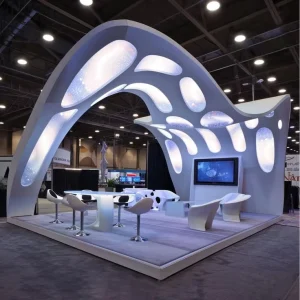Turnkey Solution Modern Fashion Modular Assembly Exhibition Stand Booth for Pop Up Store Event
