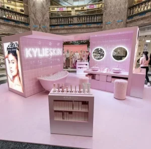 Turnkey Solution Modern Fashion Modular Assembly Exhibition Stand Booth for Pop Up Store Event