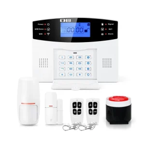 Tuya WiFi 4G Home Alarm System with LCD Keypad Intercom 110dB Siren Smart Security Kit PST 30A 4GEU