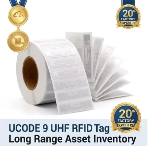 UHF RFID Logistics Label UCODE9 Passive Smart Sticker For Warehouse Inventory & Supply Chain Management
