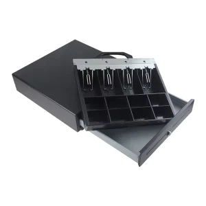 USB RJ11 Cash Till Drawer Box for Retail Supermarket POS System 405MM Checkout Counters 4 Bill 8 Coin Trays Cash Register Drawer