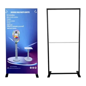 Ultra Slim Backdrop Exhibit Kits SEG Fabric Printing Trade Show Stand Display