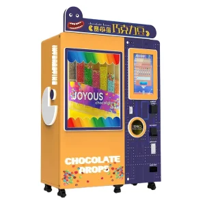 Unattended Retail Chocolate Vending Kiosk NAYAX Card Reader 230KG Commercial Candy Machine