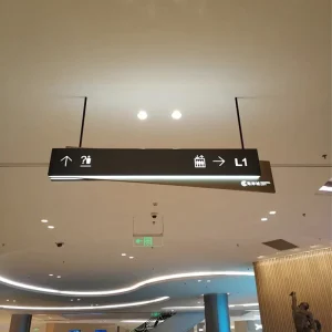 Underground Garage Signs Double-Sided Lightbox Production Hospital Directional Signs Supermarket Restrooms Hanging