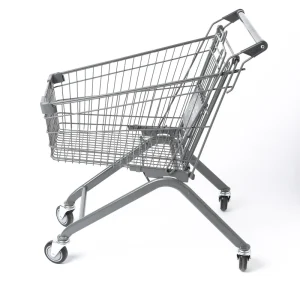 Unfolding 4 Wheel Shopping Trolley Trolleys Supermarket Shopping Trolley