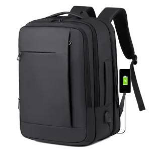 Unisex Fashion Laptop Backpack Anti-Theft Lightweight 20-39L Large Capacity Polyester Lining