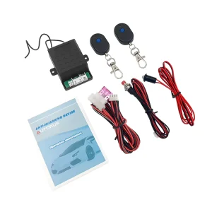 Universal 12V Car Alarm System Security Remote Control Device Engine Oil Cut Off Concealed Lock for Anti-Theft Control System