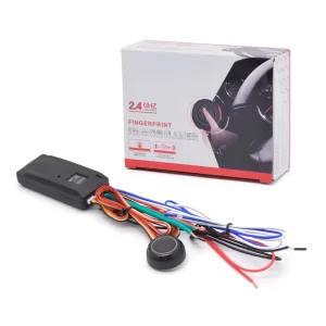 Universal Fingerprint Car Immobilizer Anti Theft Engine Lock Anti Hijacking Security System Kit