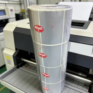 Untearable Waterproof Matte Silver Label Sticker