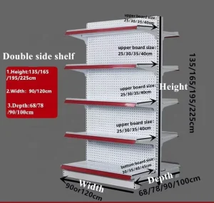 Used Multi Functional Light Duty Easy Installation Gondola Shelves for Supermarket Grocery Store Used Display Shelf Rack