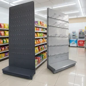 Various Styles Supermarket Display Rack for Hanging Items Supermarket Shelf Hook Metal Display Hanging Shelf Hooks