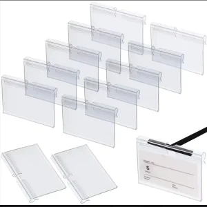 Versatile Pricing Metal Label Holders for Supermarket Shelving
