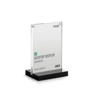 Vertical Model Acrylic Sign Holder for Menu or Certificate
