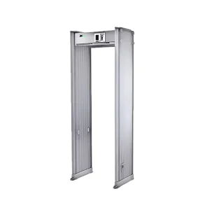 Walk Through Metal Detector for Hotel Door Protection AMD600 6 Zones Industrial Security Scanner